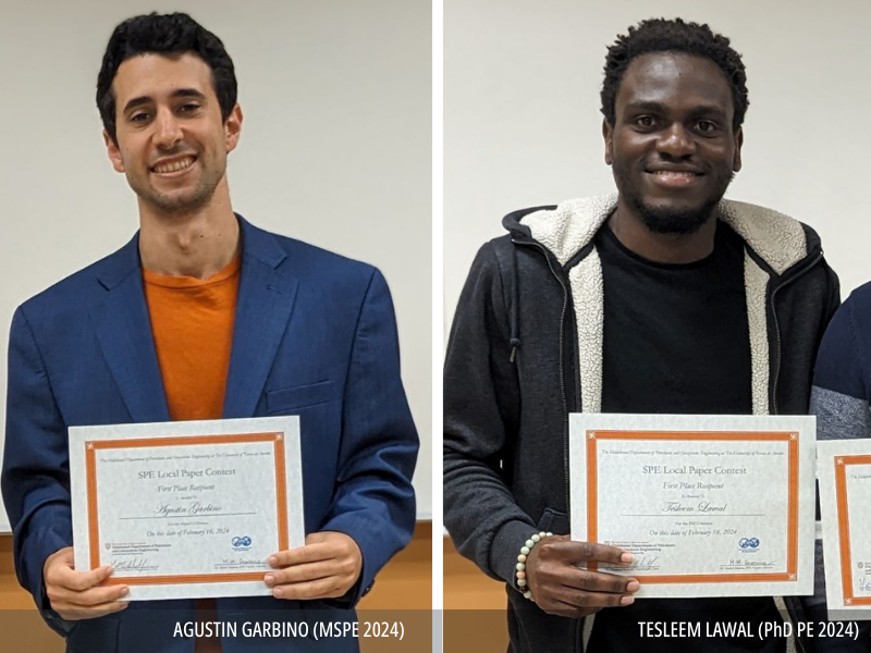 Agustin Garbino and Tesleem Lawal