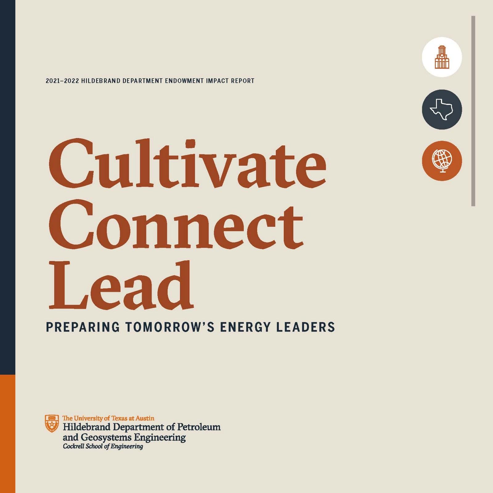 Cover of the 2022 PGE Hildebrand Annual Report