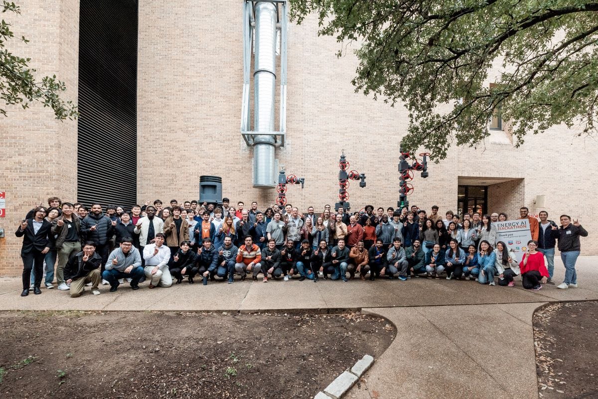 2025 Energy AI Hackathon participants at the end of the 2-day competition